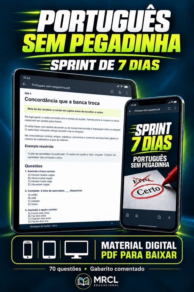 Capa de Português Sem Pegadinha